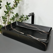 Умивальник накладний VBI Triest Black Stone Matt (VBI-012703)