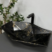 Умивальник накладний VBI Venezia Marble Black Matt (VBI-012406)