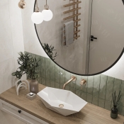 Умивальник накладний VBI Venezia S White (VBI-012401)