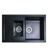 Кухонна мийка VENTA Stone 775х495х200 чорна (VS506001)