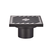 Душовий трап KOER FD10-100x100-180-BLACK (KR3414)