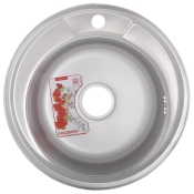 Кухонна мийка ZERIX Z490-06-160E Satin (ZS0554)