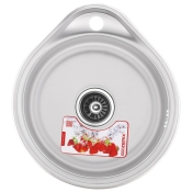 Кухонна мийка ZERIX Z4843-06-160E Satin (ZS0566)