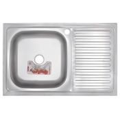 Кухонна мийка ZERIX Z8050L-06-160P Polish (ZS0593)