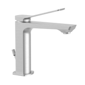 Смеситель для раковины Paffoni Tilt, нержавеющая сталь (TI075ST)