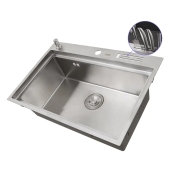 Кухонна мийка Nett NS-7048 багатофункціональна 1.5 мм (NET040325)