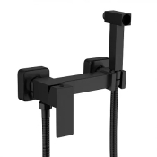 Смеситель с гигиеническим душем WEZER PRO9A-02-BLACK