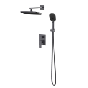 Душова система Qtap Gemini Gunmetal Black PVD (QTGEM113GMB45698)