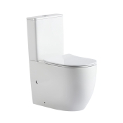 Унітаз для підлоги Qtap Robin New Ultra Quiet, сидіння Slim Duroplast/Soft-close/Quick relase бачок 3/7.15L 660x360x855 мм (QT13226083AW)