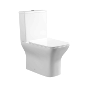 Унітаз для підлоги Qtap Aries Rimless, сидіння Slim Duroplast/ Soft-close/ Quick relase бачок 3 /7.15L 620x360x800 мм (QT03228302W)