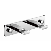 Крючок двойной Stella Dodatki 14×4.5×3 см хром (18.062)