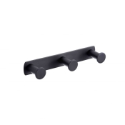Крючок тройной Stella Dodatki 19×4×3 cm черный матовый (18.043-B)