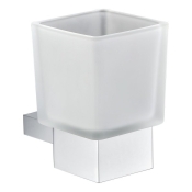 Стакан с держателем Stella Oslo 7×9×10.5 cm хром (02.412)