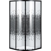 Душовий кут напівкруглий BRAVO Wisla N90TB.Mosaic, без піддону (97949003041928977)