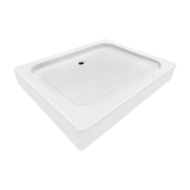 Душовий піддон LIDZ Kapielka ST 100x80х14 см, діаметр зливу 52 мм LKAST1008014