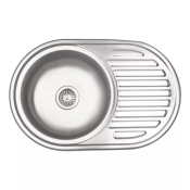 Кухонна мийка WEZER 770x500x160 Deсor + сифон (7750(0,6)D)
