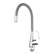 Смеситель для кухни Mixxus Elba 014 Nut Refl.Grey, без подводки (MI6308)
