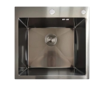 Мийка для кухні Mixxus MH5050 Decor Nano-Black з нерж сталі (MX1929)