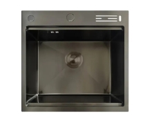 Мийка для кухні Mixxus MH5050-SK Nano-Silver з нерж сталі (MX1940)