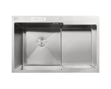 Мийка для кухні Mixxus MH7849L-HK Nano-Silver з нерж сталі (MX1935)