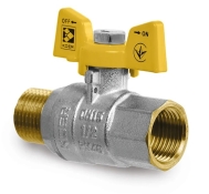 Кран кульовий Koer KG.208 - 1/2" FM ГШБ, газ (KR4963)
