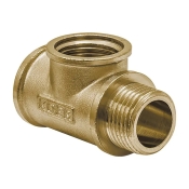 Трійник Koer KF.T06FFM.WN 1/2'' ВВН, без нікелю (KR3030)