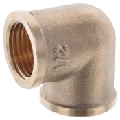 Угол ВВ Koer KF.L06F.WN - 1/2'', без никеля (KR3027)