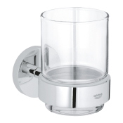 Стакан стеклянный с держателем Grohe Essentials (40447001)
