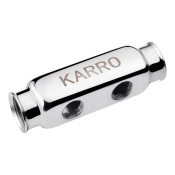 Коллектор Karro на 2 выхода 1"х1/2" РВ нержавеющая сталь KR-1003 (CV023820)