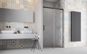 Душевые двери RADAWAY Idea Black DWJ 1400Rx2005 прозрачное (387018-54-01R)