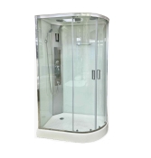 Душовий бокс VERONIS BN-4-120 white Chrome L 120х80х215 (VE-BN4120WHITELCHR)