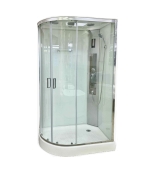 Душовий бокс VERONIS BN-4-120 white Chrome R 120х80х215 (VE-BN4120WHITERCHR)