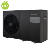 Тепловий насос повітря-вода моноблок Romstal EcoHeat 500 R290, 8 кВт 220В, ТЕН 3 кВт (81PC1034)