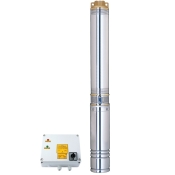 Насос відцентровий AQUATICA 4SD12/26, 380В, 5.5кВт H 163(90)м Q 270(200)л/хв Ø102мм (7771773)