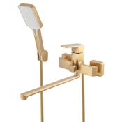 Змішувач для ванни Haiba GAUDI 006 EURO BRUSHED GOLD (HB9598)