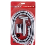 Набір для гігієнічного душу Zerix BIDET SET-005.SUS з нержавіючої сталі SUS304 упаковка блістер (ZX5860)