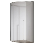 Душова кабіна без піддону Koer SR SC06-90x90x200-TR-01 прозоре скло Easy Clean 8мм, хром (KR5364)