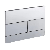 Панель смыва Koer KT-0603-01 240x160x10mm пластиковая, линейная кнопка (KR5319)