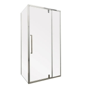 Душевая кабина без поддона Mixxus Premium BEVEL SC01-100x80x195-TR Chrome прозрачное стекло 6мм (MI6869)