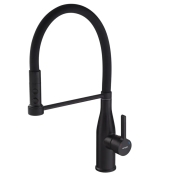Смеситель для кухни Mixxus Premium Summer 017 BLACK REFL.BLACK (MI6961)