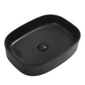 Раковина накладная Mixxus Premium BEVEL-0103 BLACK 510х370х120mm (MP6520)