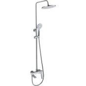Душова колона Mixxus Premium DERBY 009-J WHITE-CHROME зі змішувачем (MI6616)