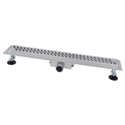 Душевой линейный трап ITAL IT02-FT09/800 Brushed nickel, комбинированный затвор (IT02-FT09/800)