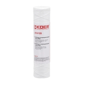 Картридж из полипропиленовой нити PP20 Koer KV.0120, 2,5"х10", 20 мкм (KR3162)