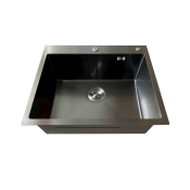 Мийка Mixxus MH5843 Micro Decor Graphite (3.0/0.8) з нерж. сталі (колір графіт) (MI8217)