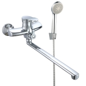 Смеситель для ванны Wezer VRL713-04 с душевым набором, хром (VRL713-04)