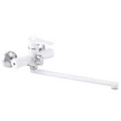 Смеситель для ванны WEZER PUD7-B045 белый (PUD7-045-WHITE)