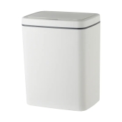 Мусорное ведро сенсорное прямоугольное Mixxus WAVE-TC0110 White 10 л цвет белый (MI7073)