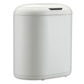 Мусорное ведро сенсорное овальное Mixxus Premium Topper-TC0112 White 12л цвет белый (MI7082)