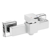 Смеситель для душевой кабины Mixxus Premium DANTE 003 White-Chrome (MI6793)